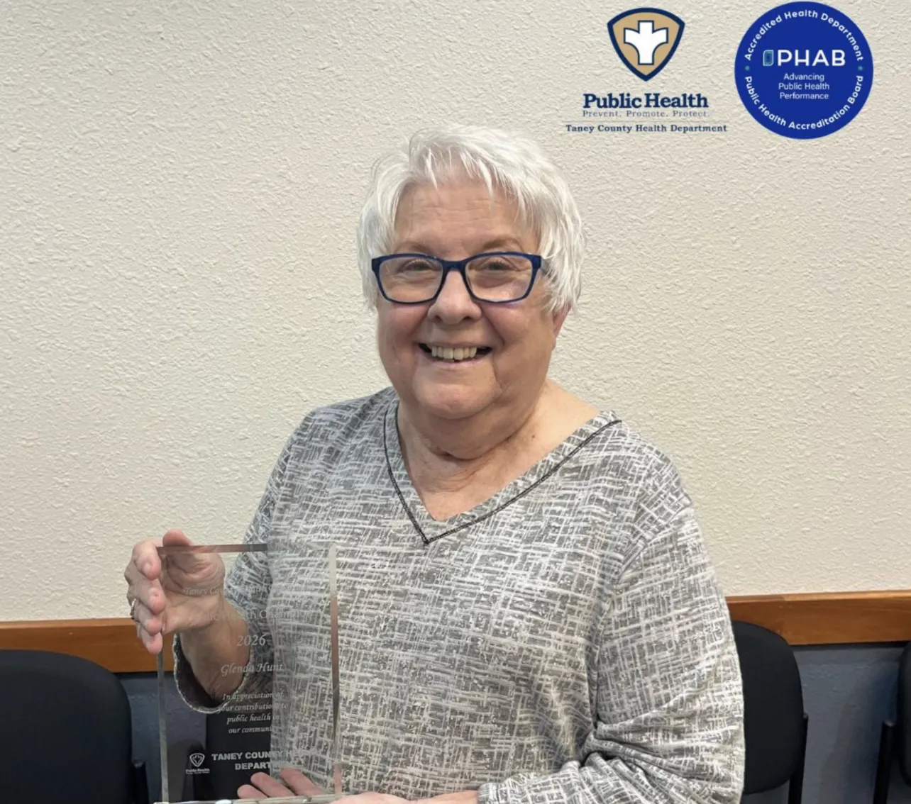 Featured image for “Glenda Hunt Named 2026 Public Health Champion”